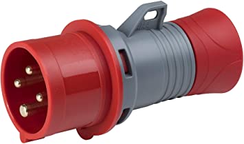 Spina CEE Volante 3P+T 16A IP44